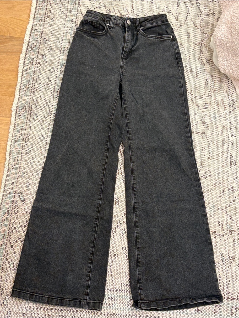Cotton On Black Wide Leg High-Rise Jeans
